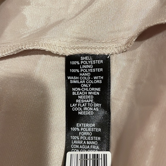 NWOT JESSICA HOWARD CHAMPAGNE FORMAL DRESS,  SIZE 8 - Picture 9 of 9